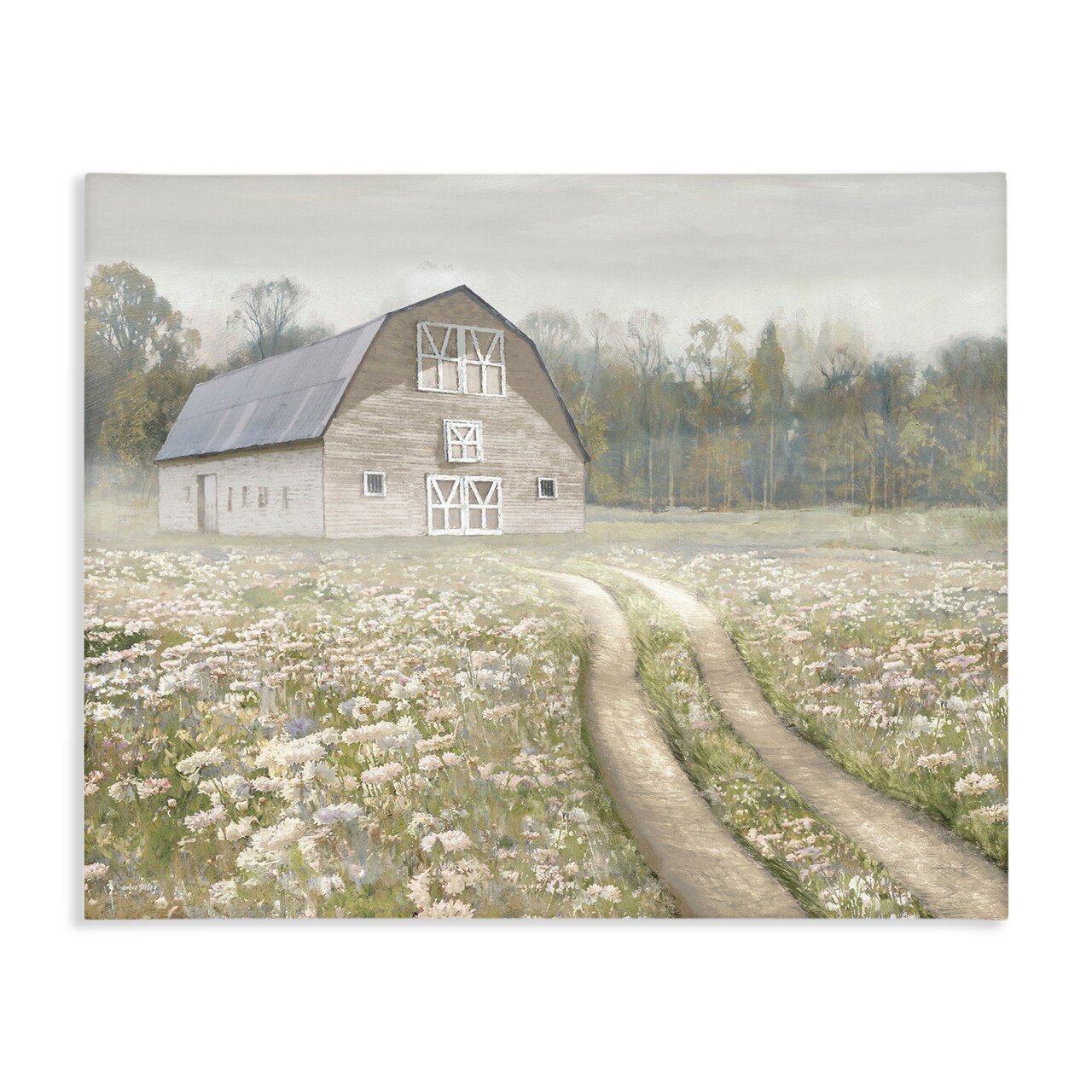 Stupell Industries Wildflower Delight Barn Canvas, design by Amber Sterling